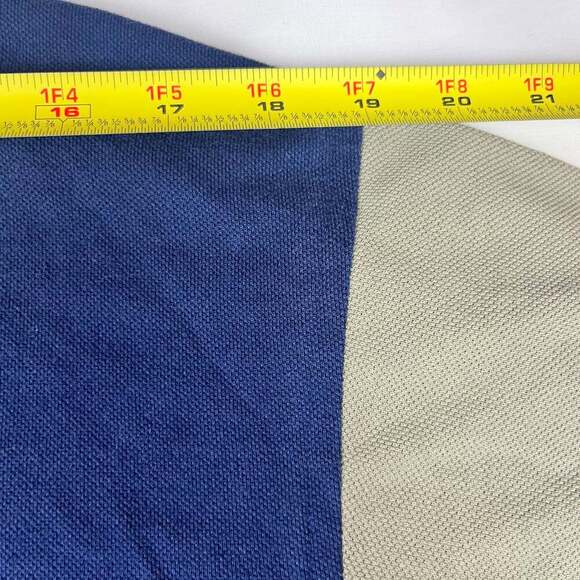 ADIDAS CLIMACOOL PALM AIRE MEN'S GOLF POLO SHIRT GRAY BLUE PIN XL USED POLYESTER - Picture 6 of 10